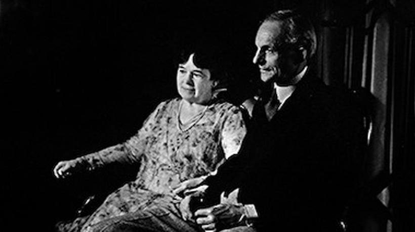Хенри Форд със съпругата си Клара Джейн Брайънт