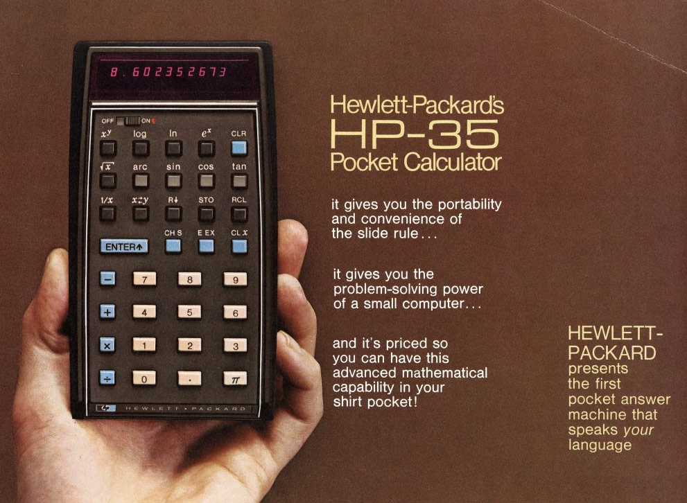 HP-35 от 1972 год