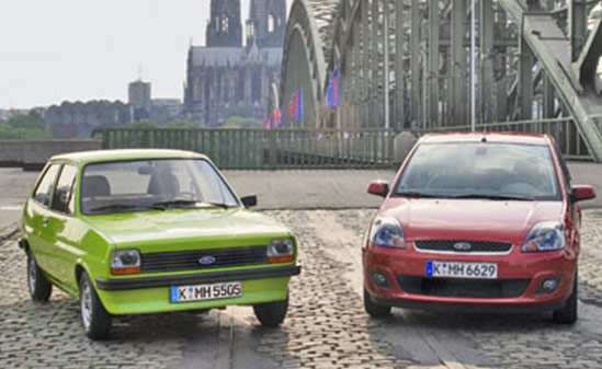 Форд Фиеста 1976 г. и 2006 г